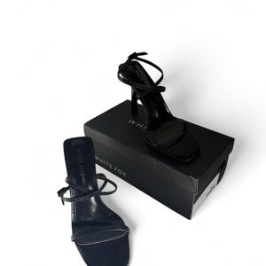 White Fox Heels
